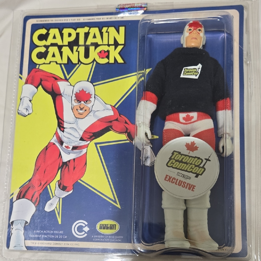 Captain Canuck Action Figure - Red, White, Blue